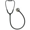 Stetoscop 3M Littmann Classic III Negru cu capsula sampanie 5861 privire de ansamblu