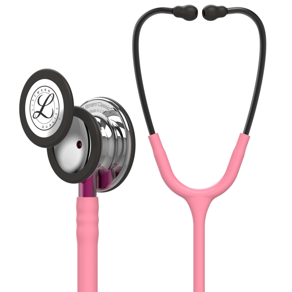 Stetoscop Littmann Classic III Roz perlat cu capsula oglinda 5962